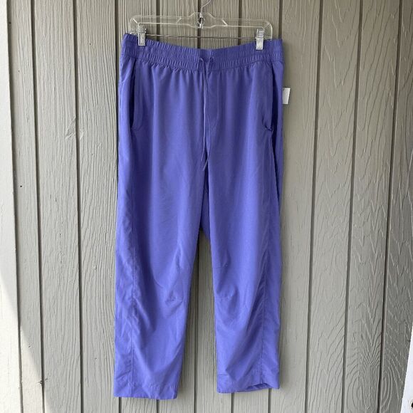 Athleta Arrival Pant Dark Adonis Blue Purple Ankle Straight - SZ 12 - Picture 2 of 8
